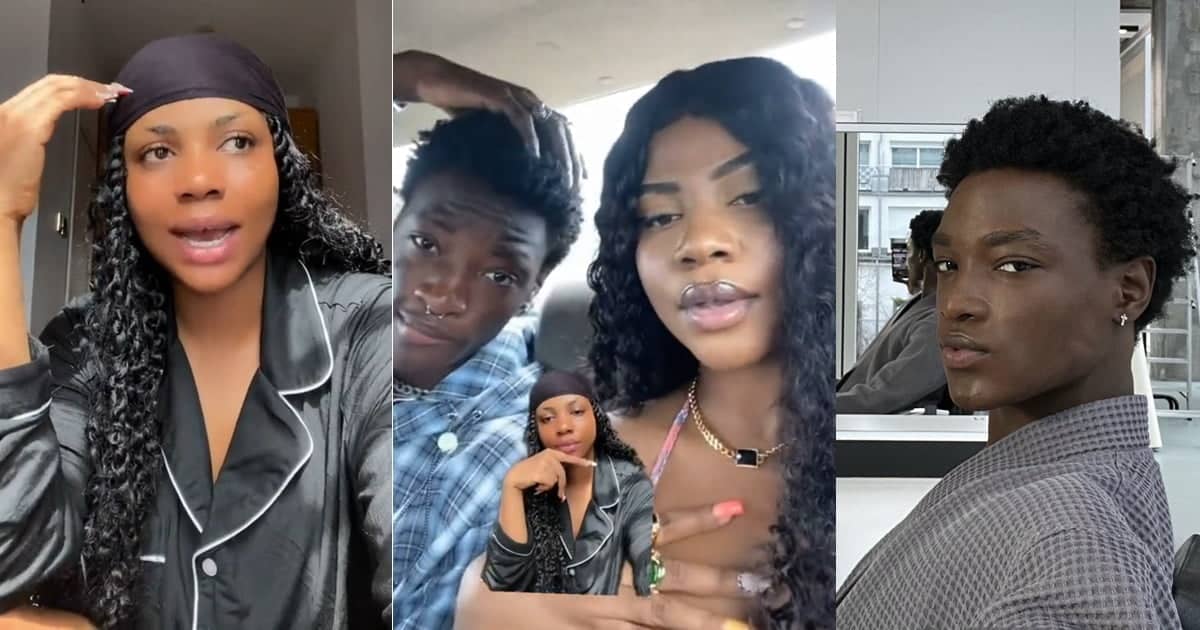 Standard TikTok Influencer, Flossy Naci exposes her boyfriend, Jhay in horrifying new video; unearths he is g*y and has been the reveal of her (WATCH)