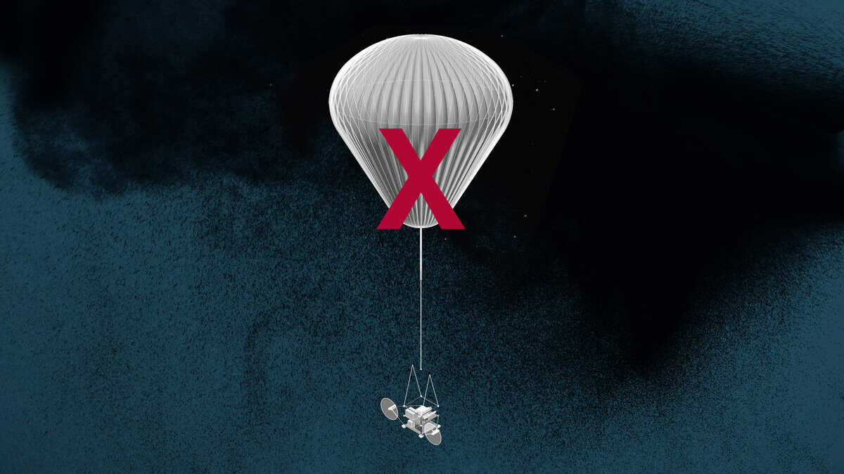 Technology tamfitronics the SCoPEx balloon plot with a crimson 