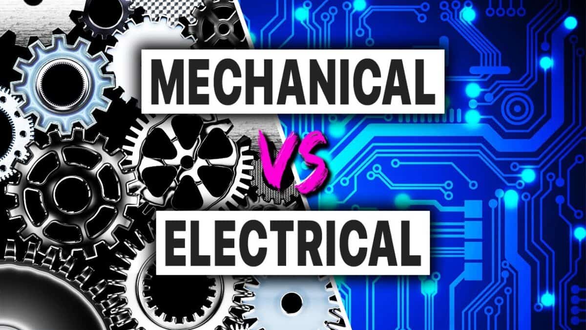 mechanical engineering vs electrical engineering mechanical vs electrical engineering