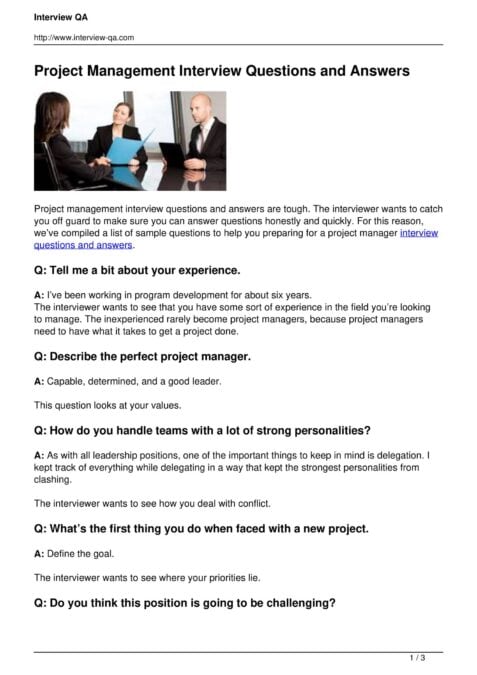 project management interview questions and answers acing project management ultimate 8h project manager course