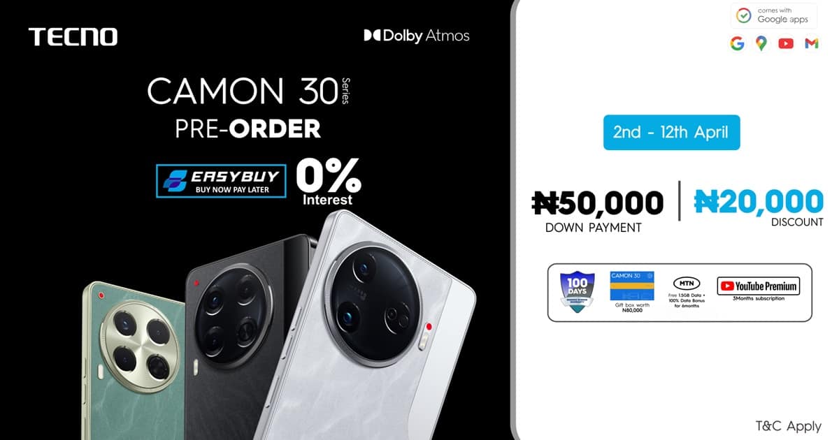 Precise Your CAMON 30 Tool with EasyBuy’s Odd Pre-Whisper Provide!