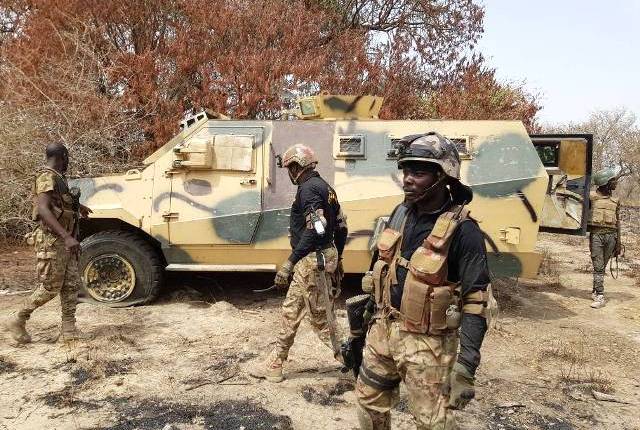 DHQ reacts as terrorists ambush troops, shatter lieutenant, wound infantrymen