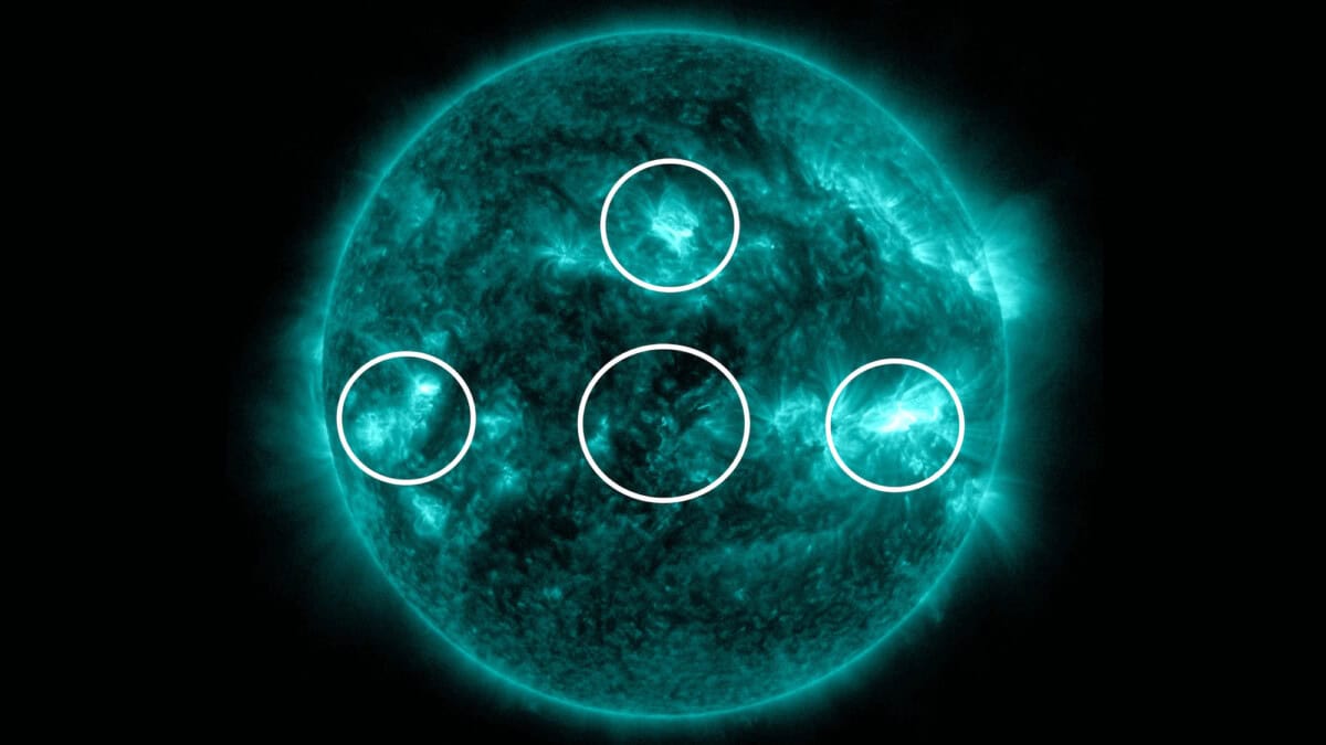 Rare quadruple photo voltaic flare occasion captured by NASA
