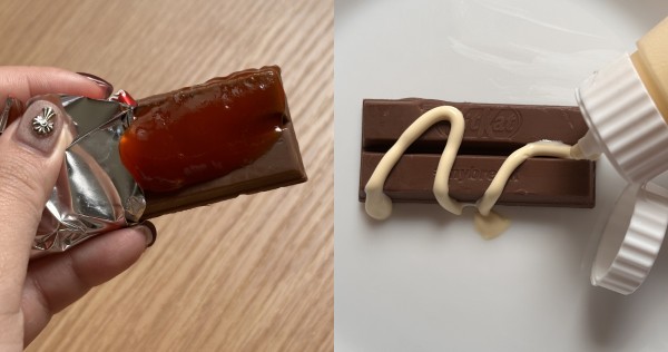 KitKat with ketchup? I set this viral pattern to the take a look at, taking it extra with Lao Gan Ma and Kewpie mayo, Standard of living Data