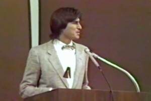A young Steve Jobs talks AI in this video recorded a year before the Macintosh debut