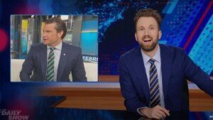 ‘Daily Show’ roasts Trump’s Fox News host defence secretary pick for a solid 5 minutes