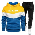 Kf S0b7ec043872647eaabd4a194922bd618z Fashion Brand Men Hooded Sweatshirt Tracksuit Set 2024 Autumn Winter Hoodies Pants Suit Ccm Casual Sportswear