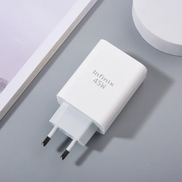Kf S118c8ef24b1f4dc79f861dcac8ce7f57r New Infinix 45w Charger Super Fast Charging Power Adapter 6a Usb C Cable For Infinix Note