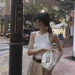 Kf S490098cb930e4856ad8618d6e143271cu 2024 Four Seasons Eleven Color Human Simple Solid Color Nordic Niche Tt Tank Top