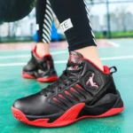 Kf S4acc43ae37884d8786888918289a12e0w Brand Leather Men Sneakers Comfortable Basketball Non Slip Lightweight Shoes Men S Training Basket Waterproof Basketball