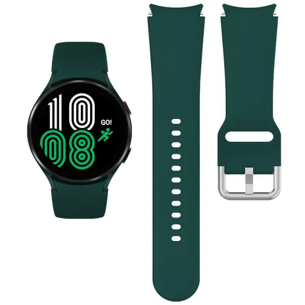 Kf S97666966f24b477a8af8e74c6157ddebe Silicone Strap For Samsung Galaxy Watch 7 6 5 4 44mm 40mm 5 Pro 45mm Bracelet