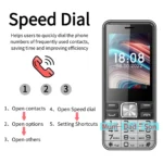 Kf Sea72aa0732834fc5a69d60561fd60d9e8 Four 4 Sim Cards Elderly Push Button Mobile Phone 2 8 Large Display Big Key Long