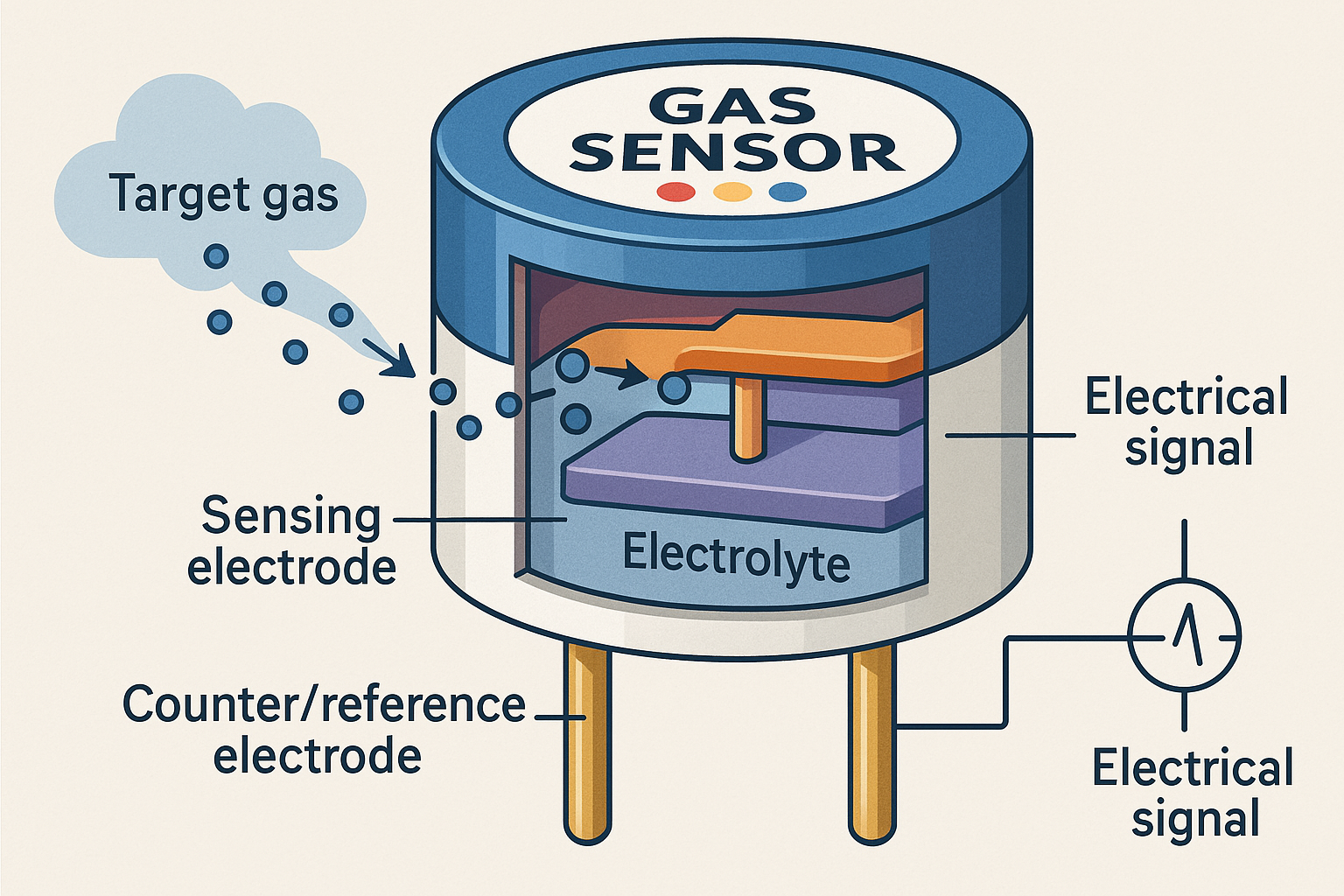 Electro-chemical sensor