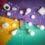 light bulbs surrounding smartphone