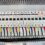 electrical circuit breaker panel with color coded wiring