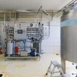 an industrial machine in a factory