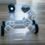 close up of a clicbot on a floor