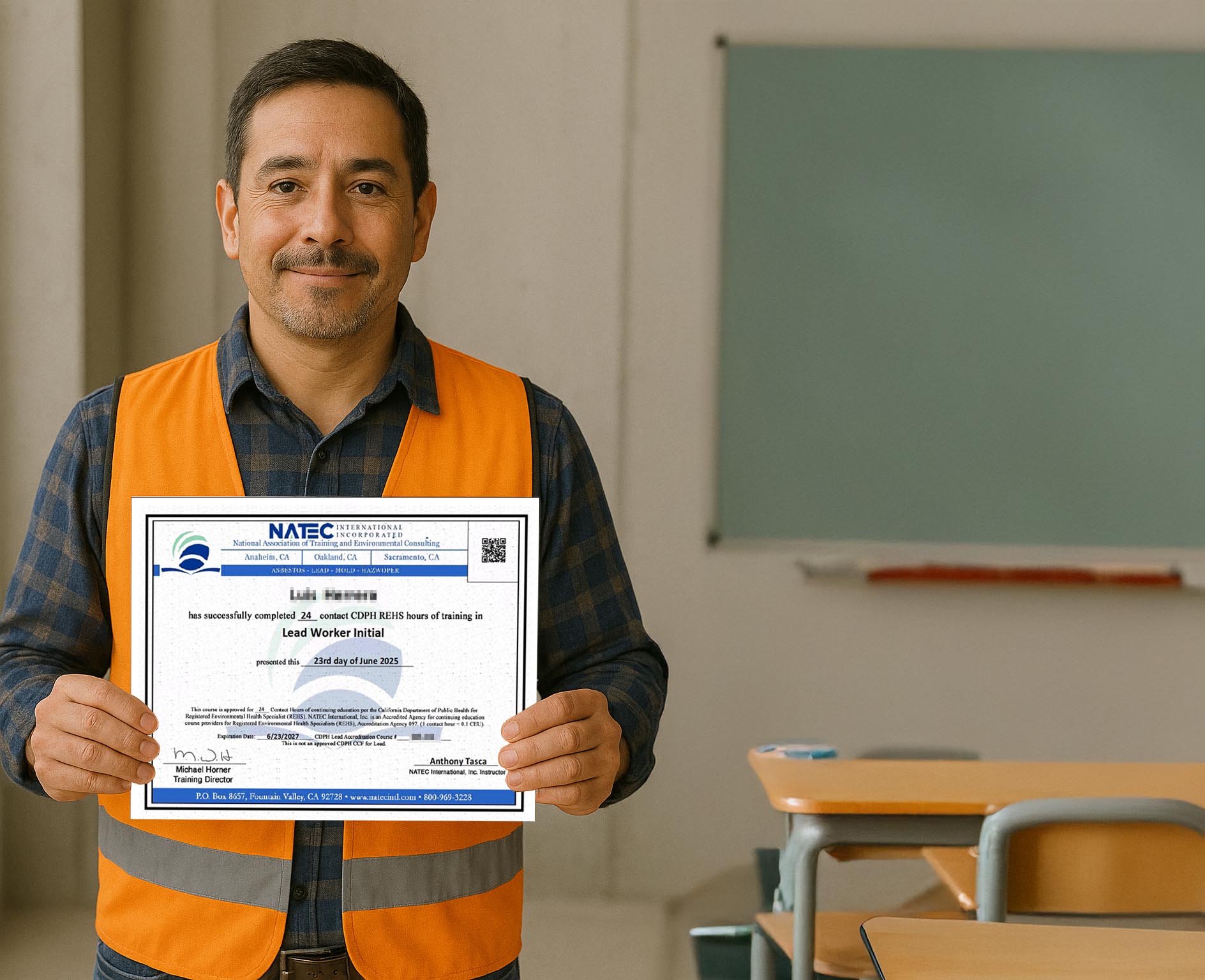 Breaking News! NATEC International Officially Accredited by CDPH for REHS Continuing Education—24 Contact Hours Made Easy