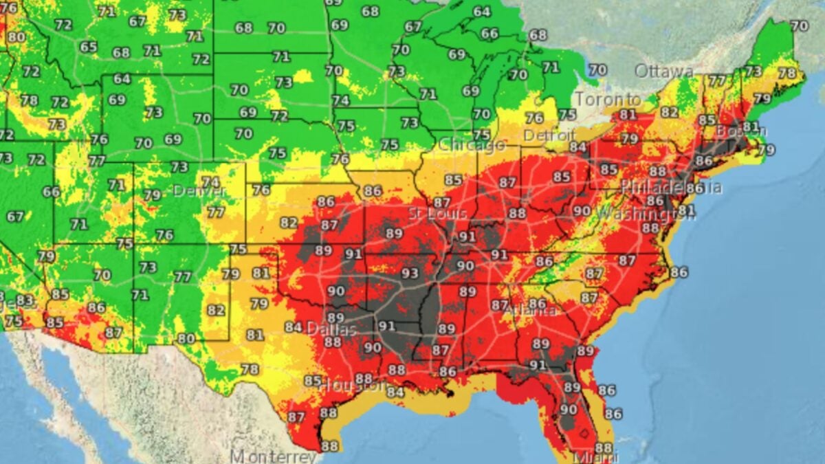 Deadly ‘Wet-Bulb’ Temperatures Are Smothering the Eastern U.S.