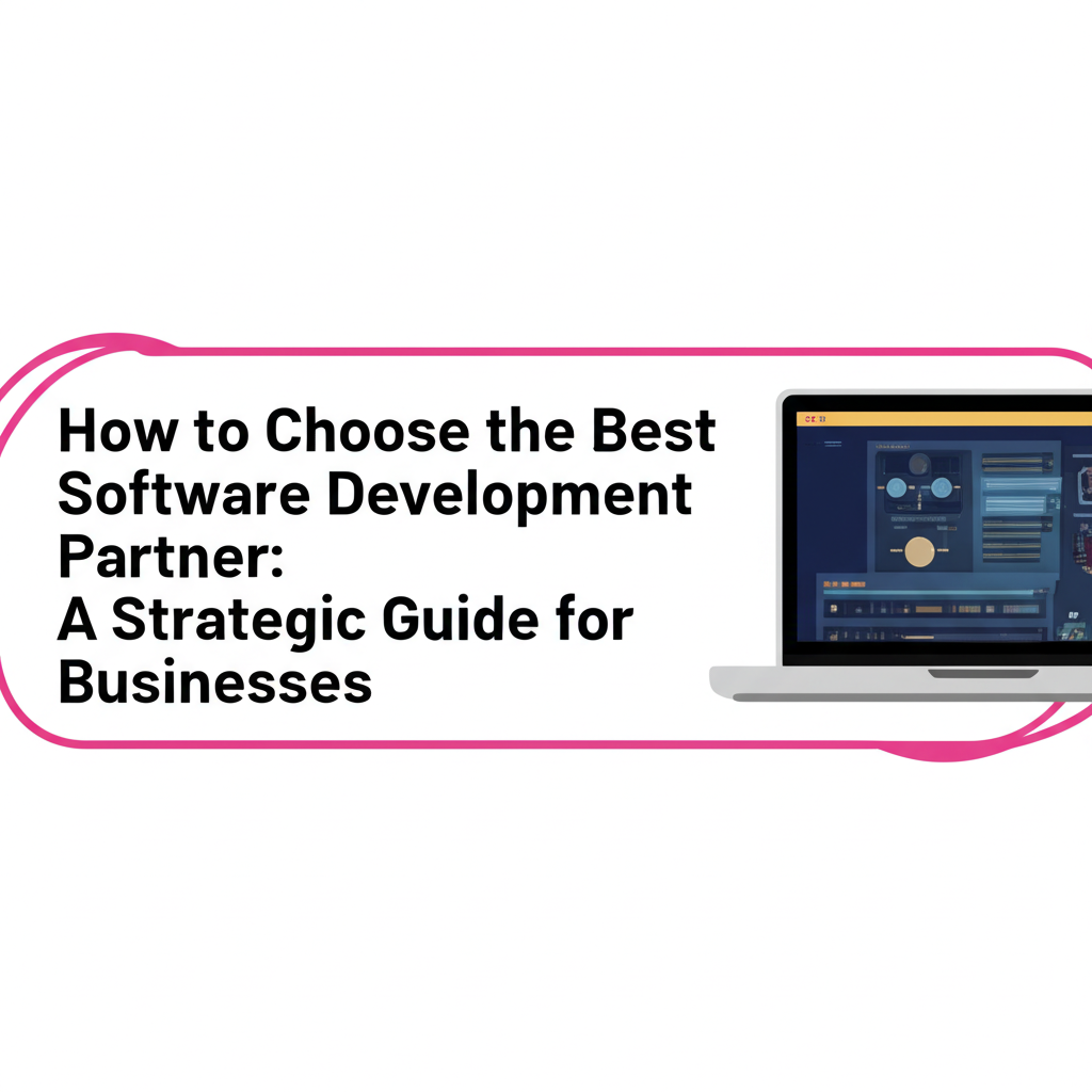 How to Choose the Best Software Development Partner: A Strategic Guide for Businesses