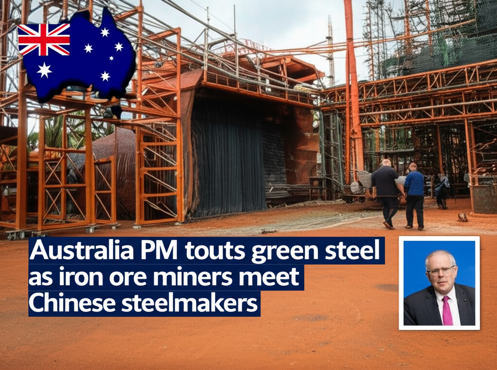 Australia PM touts green steel as iron ore miners meet Chinese steelmakers