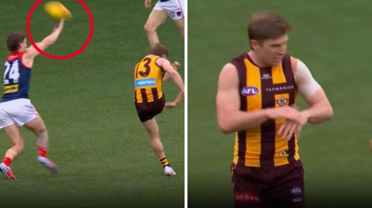 AFL world blows up at ‘concerning’ score review decision to allow Dylan Moore goal