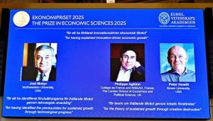 Trio win 2025 Nobel economics prize for work on innovation and ‘creative destruction’