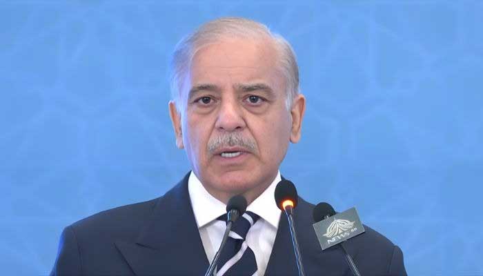 business Prime Minister Shehbaz Sharif addresses inaugural session of Pakistan Governance Forum 2026 in Islamabad on February 25, 2026.  Screengrab via Geo News