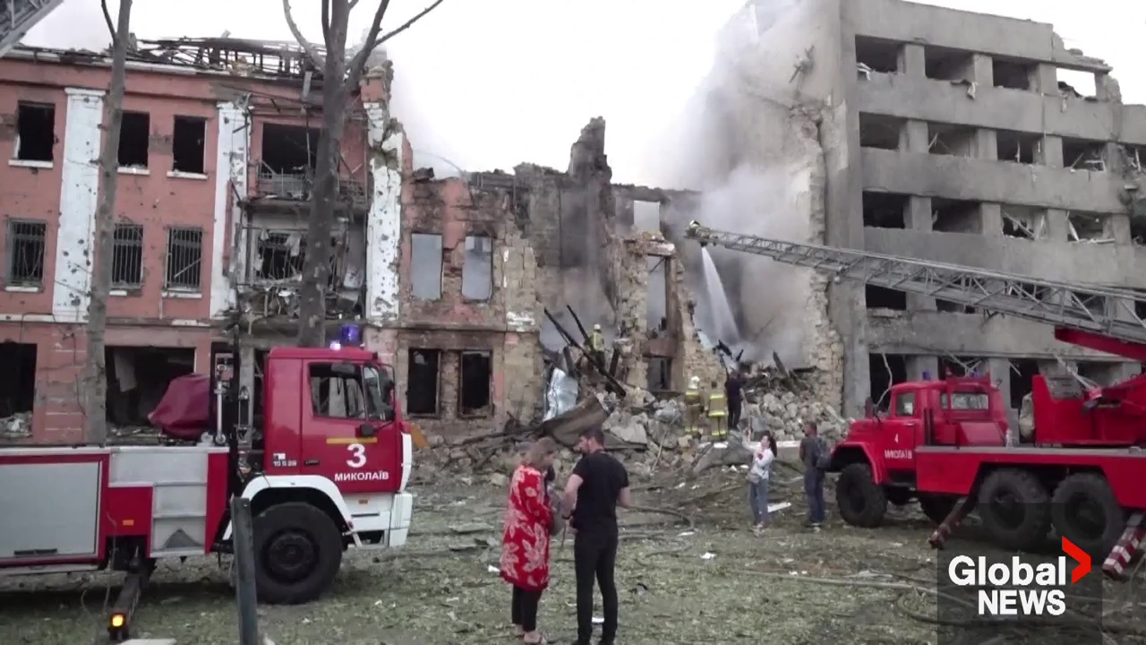 Click to play video: 'Ukrainian Canadians mark four years since Russian invasion'