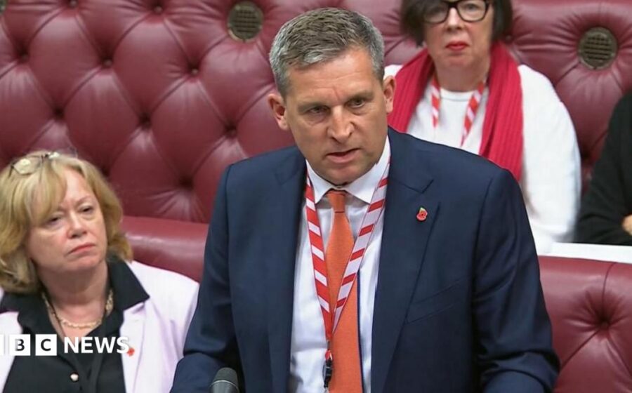 Prisons minister Lord Timpson quits government