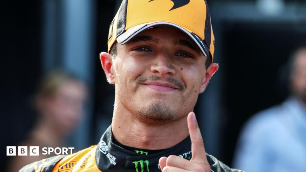 Norris takes pole as Hamilton given grid penalty