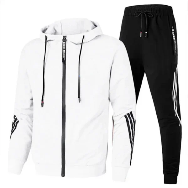 2024 Autumn Winter New Men S Casual Sports Fashion Zipper Hoodie Set Men S And Women.jpg