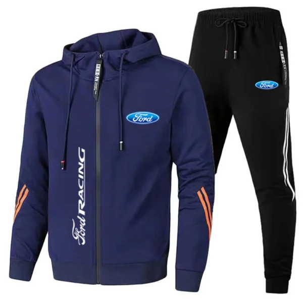2024 New Trendy Business Fashion Outdoor Running And Leisure Sports Set Hooded Sweatshirt With Ford Logo.jpg