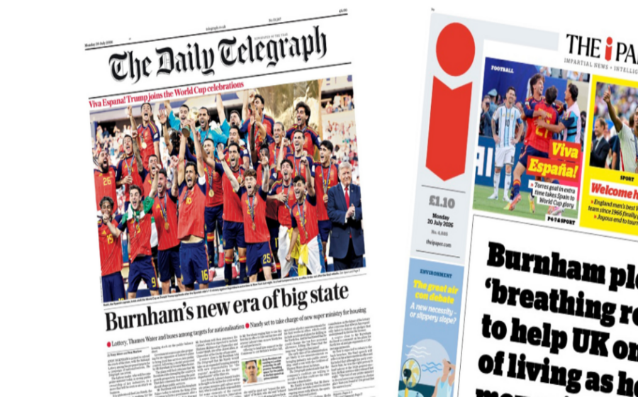 The Papers: 'Burnham's new era' and 'Viva España!'