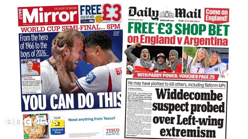 The Papers: 'You can do this' and 'Widdecombe suspect probed'