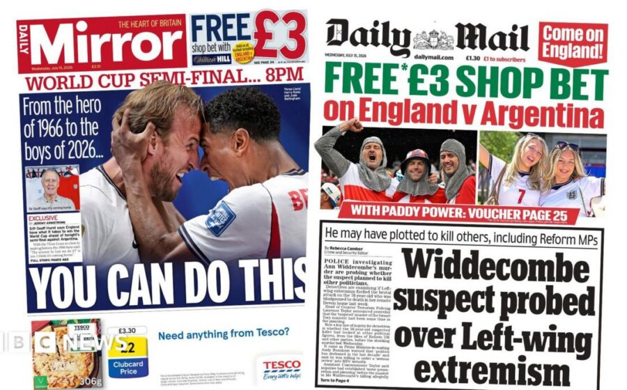 The Papers: 'You can do this' and 'Widdecombe suspect probed'