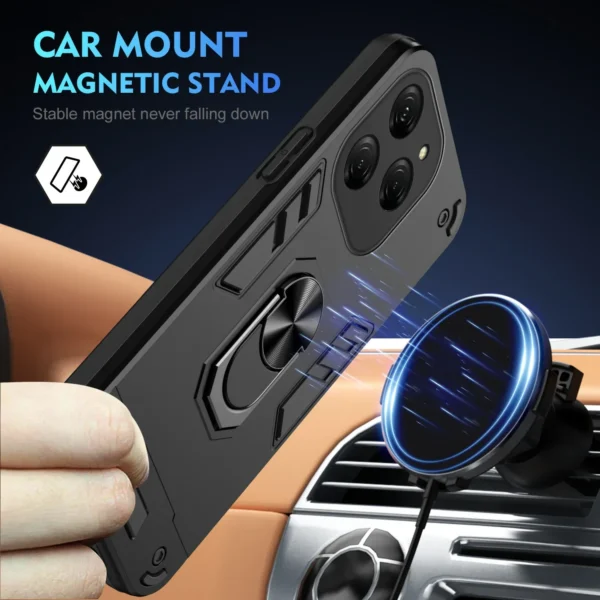 Armor Shockproof Case For Tecno Spark 20 Pro Car Magnetic Finger Ring Holder Luxury Hard Phone.jpg