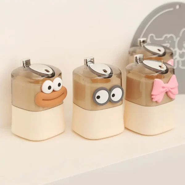 Auto Pop Up Plastic Toothpick Holder Cute Cartoon Animal Character Toothpick Storage Box Automatic Ejection Toothpick.jpg
