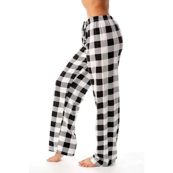 Autumn Winter Women Autumn Plaid Printed Pants Full Length Long Trousers Sports Pants 2023.jpg