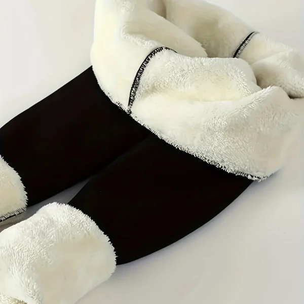 Autumn And Winter Women S Fleece Thermal Pants Thick High Waisted Stretch Leggings Winter Wear Leggings.jpg
