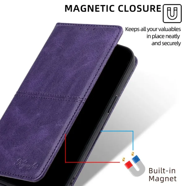 Business Magnetic Flip Card Stand Leather Case For Infinix Note 40 Pro Smart 8 Pro 8.jpg