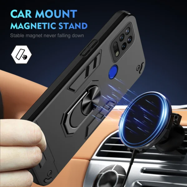 Case For Tecno Pova Armor Shockproof Car Magnetic Ring Holder Hard Luxury Phone Cover Tecnopova Ld7.jpg
