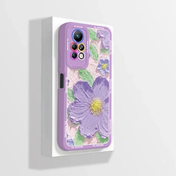 For Infinix Note 11 Pro Case Note 11s Fashion Flower Soft Silicone Back Cover Phone Case.jpg