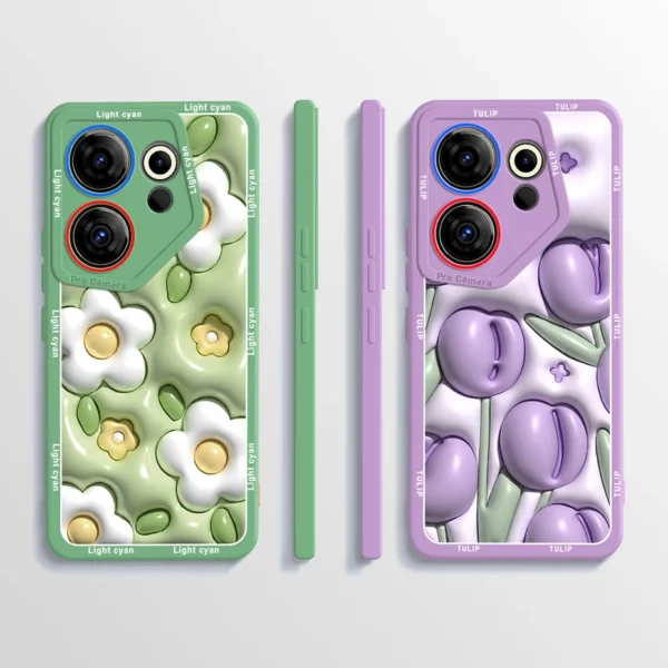 For Tecno Camon 20 Premier 5g Phone Case Dinosaur Shockproof Soft Liquid Silicone Cover For Tecno.jpg