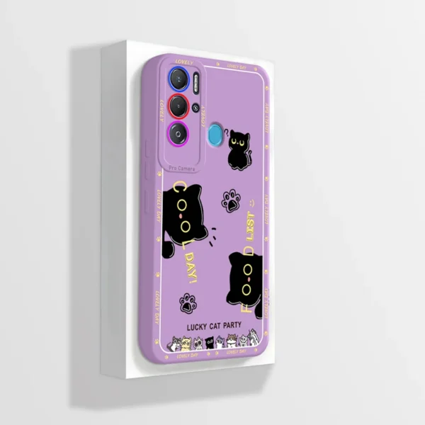 For Tecno Pova Neo Case Straight Edge Tulip Flower Tecno Pova Neo Phone Case Shockproof Soft.jpg