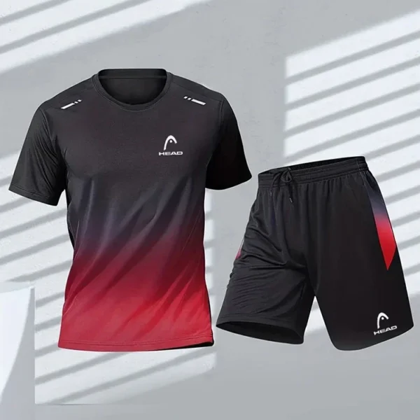 Head Men S T Shirt And Shorts Set Summer Men S Tennis Short Sleeve T Shirt.jpg