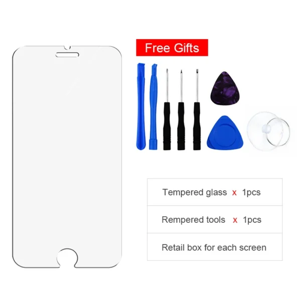 100pcs/lot for iphone 7 lcd display screen for apple iphone 7 lcd touch screen digitizer assembly grade aaa 100% tested working