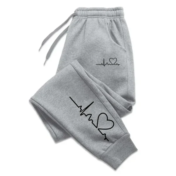 Hot Sales Womens Sweatpants Daily Casual Pants High Quality Fitness Tracksuit Trousers Heart Print Street Sport.jpg