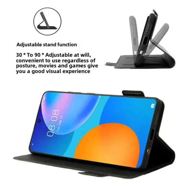 Infinix Zero 40 5g Phone Case Magnetic Absorption Card Holder Invisible Stand Mobile Phone Shell With.jpg