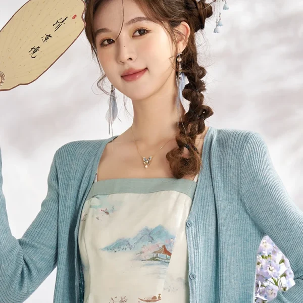 Mishow Women Chinese Style Print Camisole 2024 Spring Summer Spaghetti Strap Cami Top Women Crop Tube.jpg